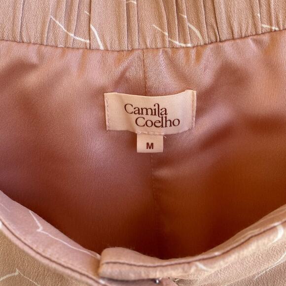 NWT Camila Coelho Shorts Horse Motif Sketches sz M CUTE! - Picture 11 of 14